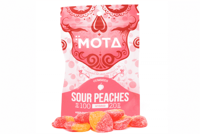 Mota Sour Peaches Gummies
